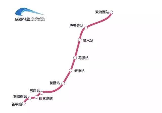 成都地铁10号线新津区域站点布局