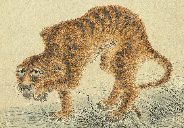 把老虎画成"病猫",为何被誉为传世名画?放大10倍,看老虎眼睛