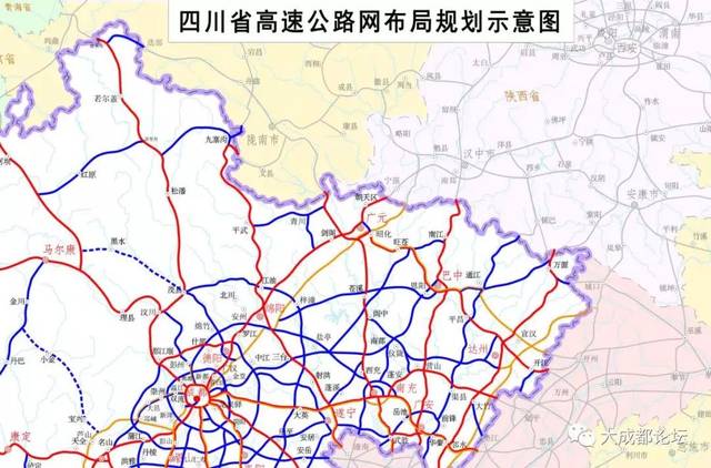 高清!四川省高速公路网规划 (2019-2035 年)