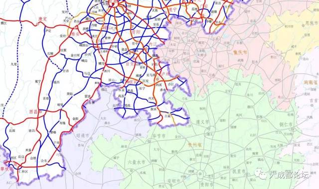 高清!四川省高速公路网规划 (2019-2035 年)