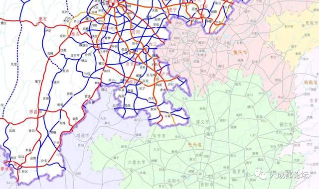 高清!四川省高速公路网规划(2019-2035 年)