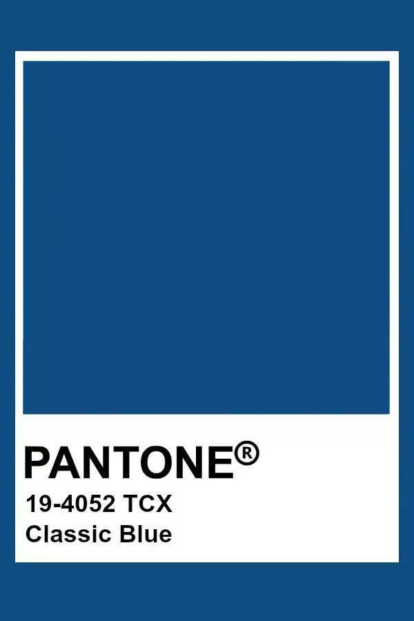 彩通2020年度代表色classic blue经典蓝就是这样一种能够稳定人心的