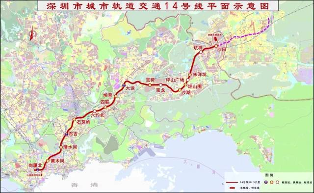 提前几小时排长队进站深圳地铁9号线二期今早开通多条线路最新进展