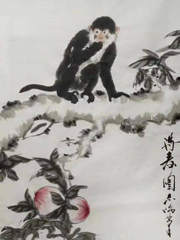 画家常志强画猴作品欣赏