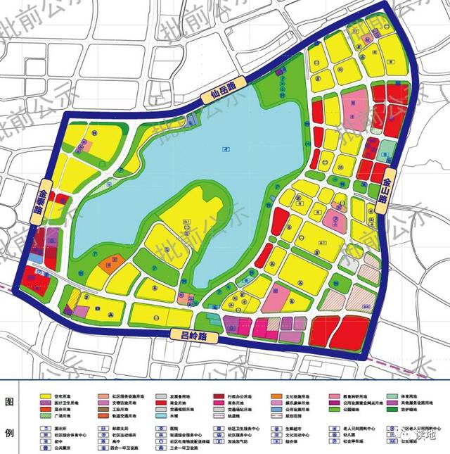 湖边水库片区用地性质规划图 (来源:厦门市自然资源和规划局)