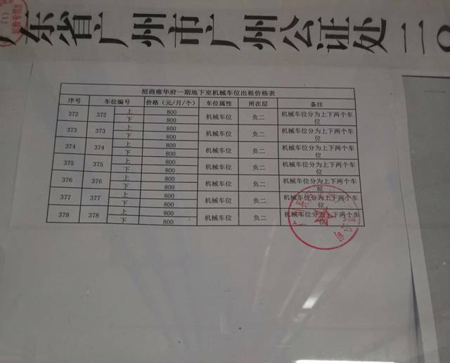 一个当两个卖?广州招商雍华府雷人车位遭业