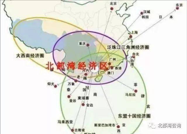 中国北部湾经济圈,填补三大经济圈空白