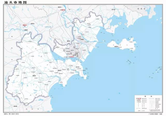 汕头市行政地图 铁路客运方面 01  主题:力争新建汕头至漳州高铁在