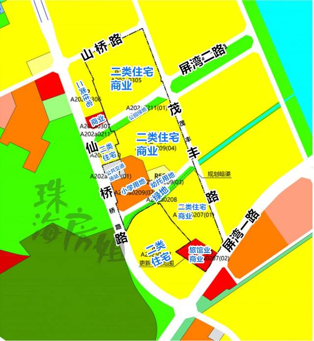 东桥村用地规划