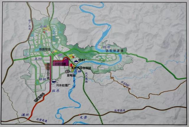 达州第二工业园区道路工程开工!达钢搬迁转型发展迈入