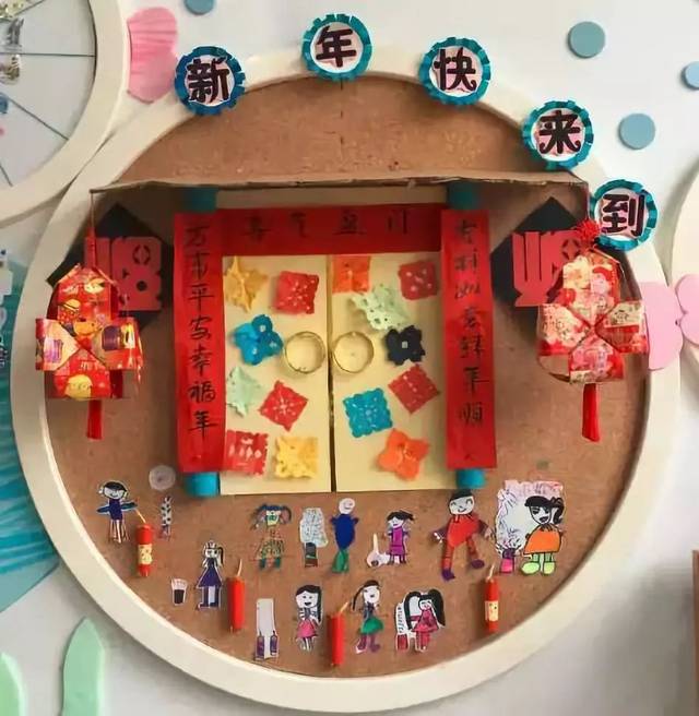 幼儿园元旦环创(主题墙,走廊,吊饰)全在这里了