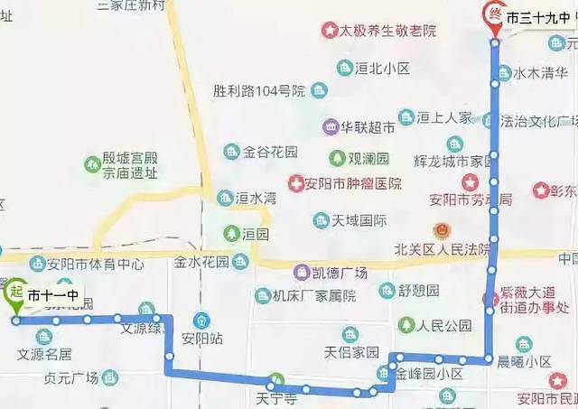 调整后线路:公交西站--钢城路—文源街—铁西路—文峰大道—东风路—