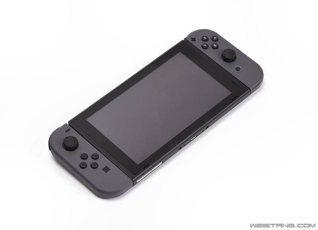 灰色款任天堂switch国行续航增强版  背面 非国行有的各种瑕疵,国行