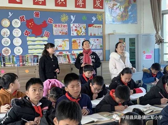 浙江平阳县凤卧镇红军小学迎接平阳县"活力班级"现场评估验收