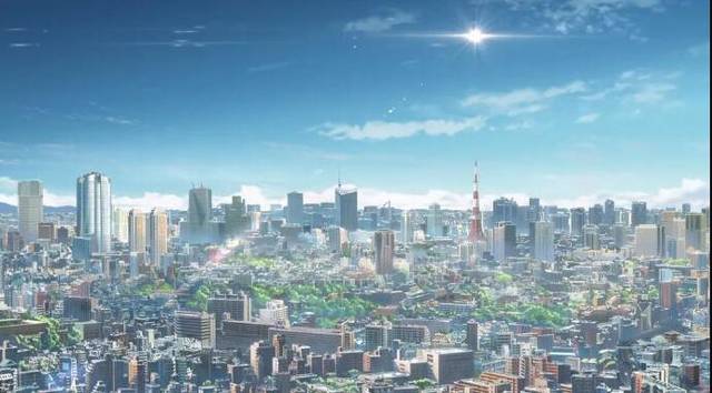 原创截图当壁纸,盘点那些新海诚的取景,这栋楼几乎每部都有