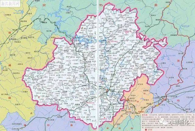 新化,总面积3642平方公里,总人口150万