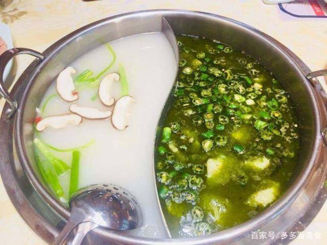制品汤色乳白色汤汁浓厚很有食欲的喔 西安奶汤鱼火锅,香气四溢.
