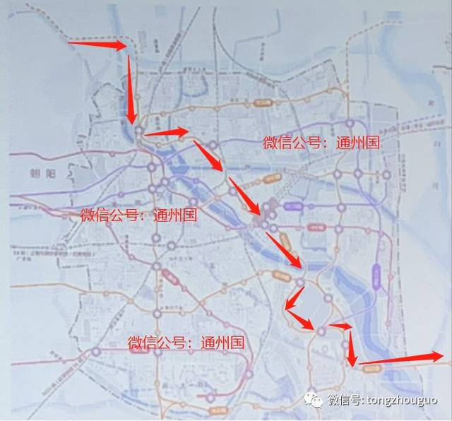 震撼通州地铁最新规划图涉及燕郊大厂