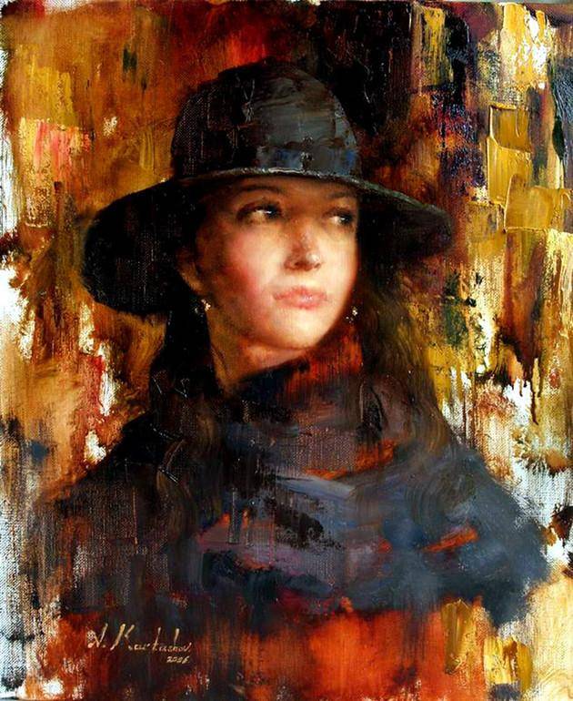 俄罗斯当代天才艺术家安德烈·卡塔晓夫人物油画欣赏