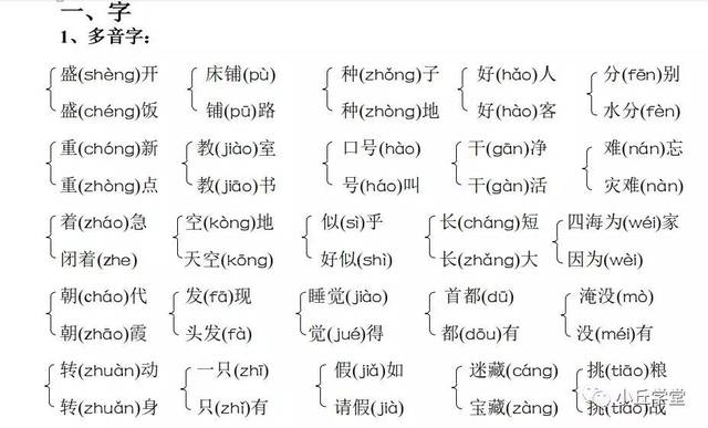 2,同音字,形近字区别