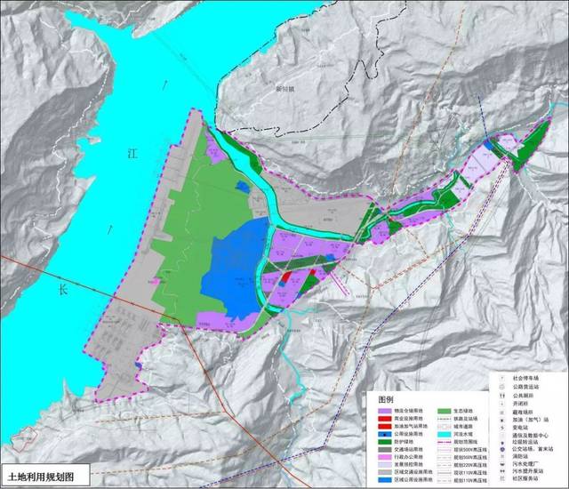 28公顷,规划城市建设用地242.53公顷,区域交通设施用地240.