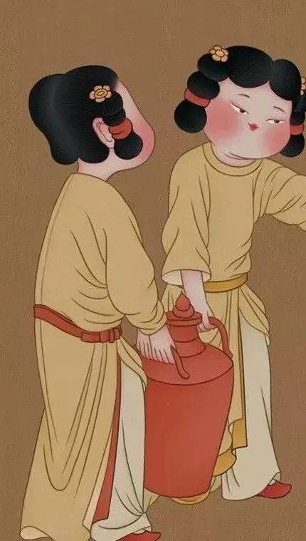 她画的胖脸古风美人,简直萌翻了!