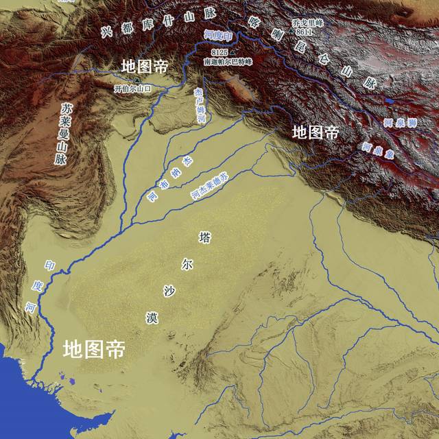 印度河为何在巴基斯坦境内?
