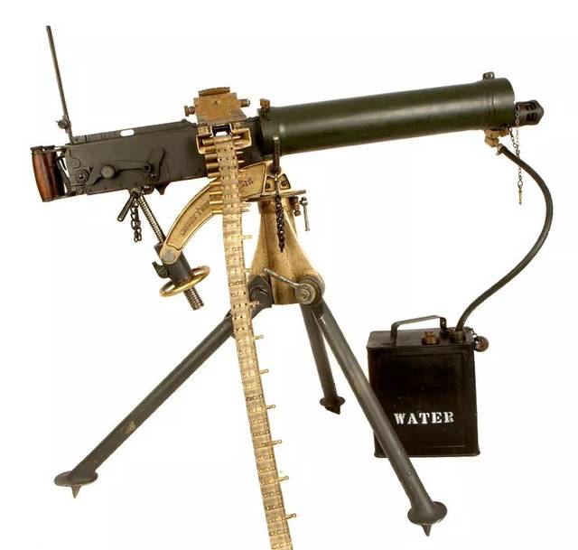英国维克斯机枪,属于改良的马克沁机枪
