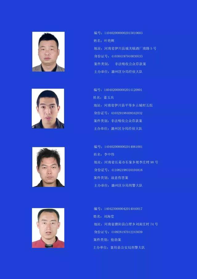 山西4市公开通缉172名在逃人员!昔阳一人!