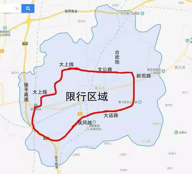 临汾市限号区域再扩大快看会影响你吗附限行区域示意图