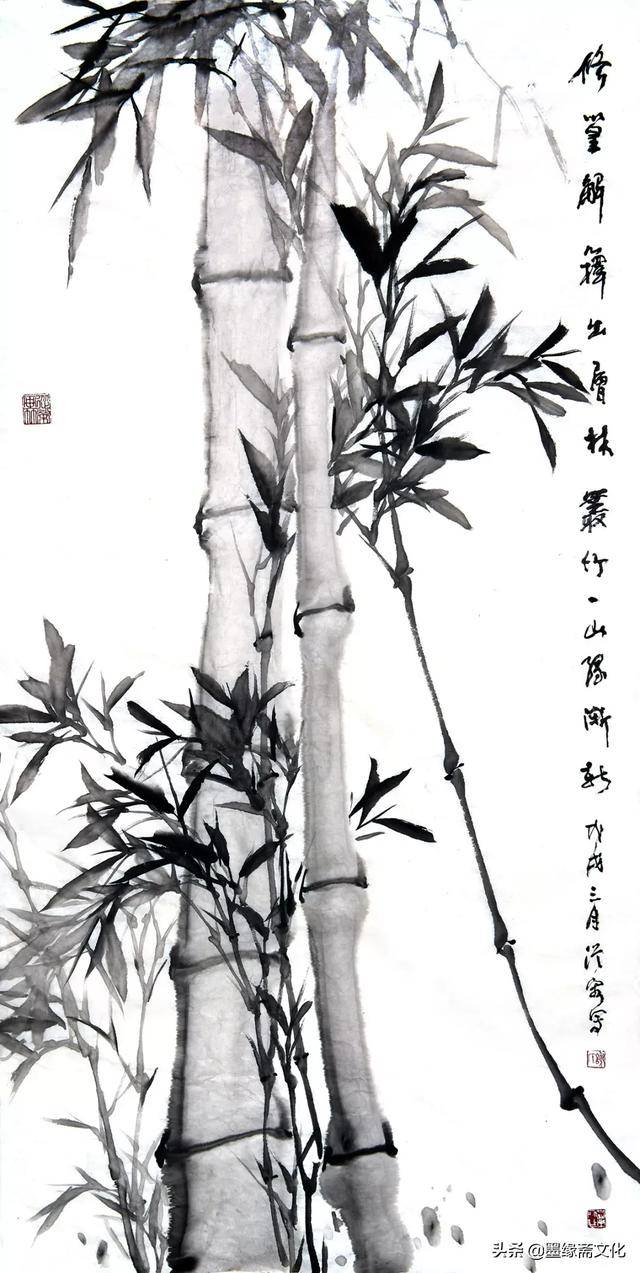 谢从荣老师诗画墨竹-不来欣赏会后悔