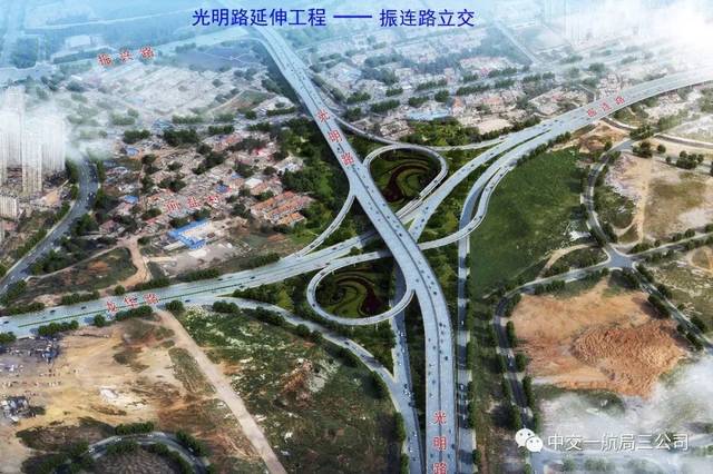 隧道南洞口 光明路延伸工程 与大连湾海底隧道同步建成后 将有效