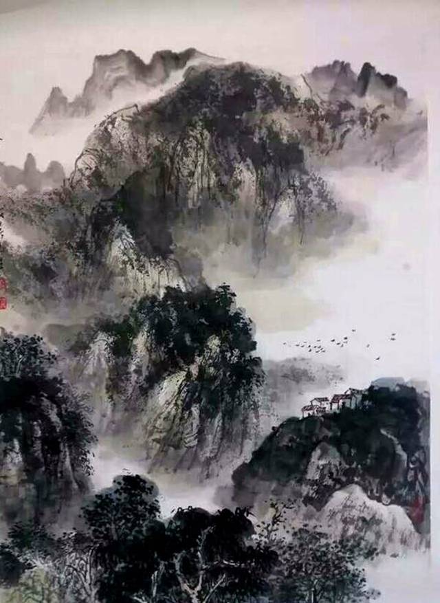 精致画家蒋元生山水画艺术风格浅析