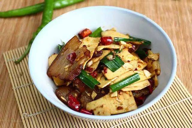 冬笋炒肉片
