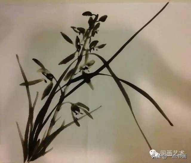 兰花的写意画法图文示范