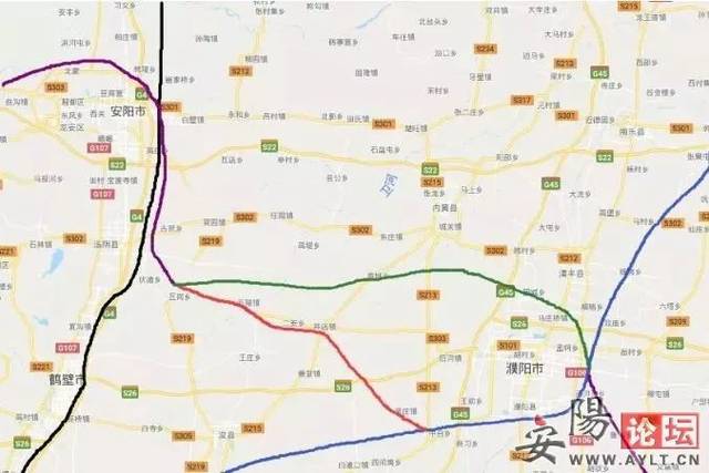 经过内黄的安濮城际铁路线路走向是.