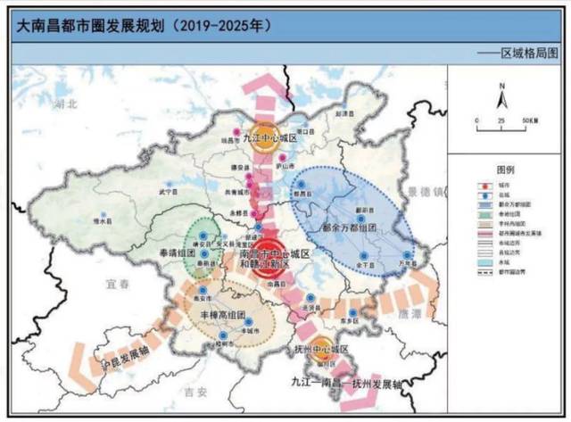 2019年12月,江西发布关于调整 南昌市部分行政区划的通知.