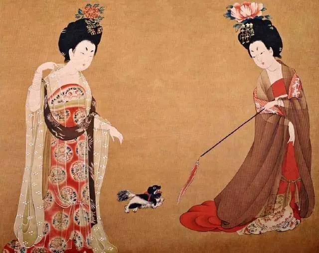 《唐宫仕女图》:唐代女人的美丽和优雅都在这里
