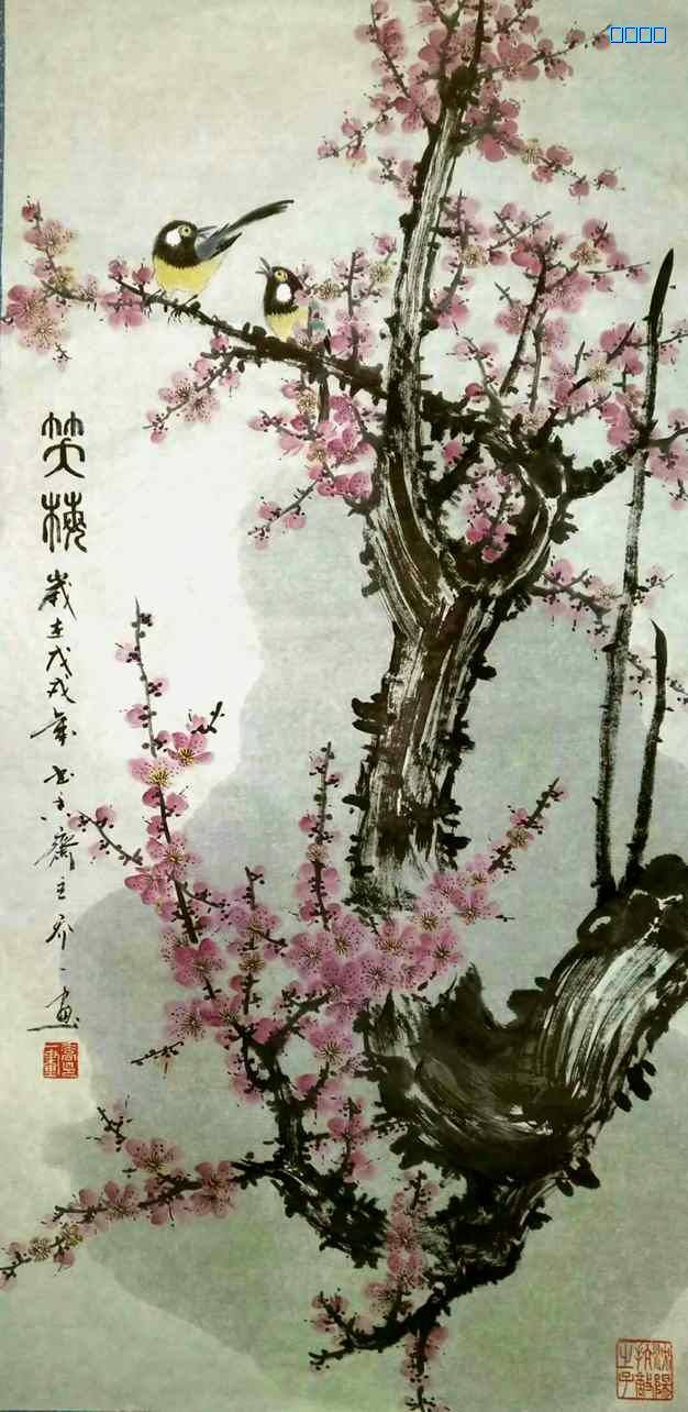 精致画家乔一先生写意花鸟画之艺术风格