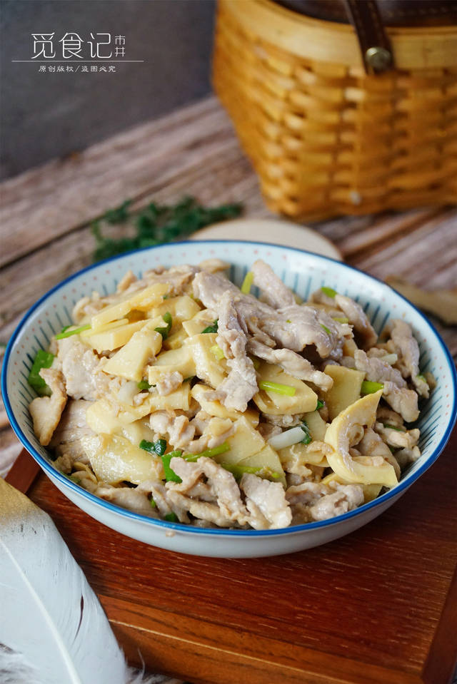 冬笋炒肉片