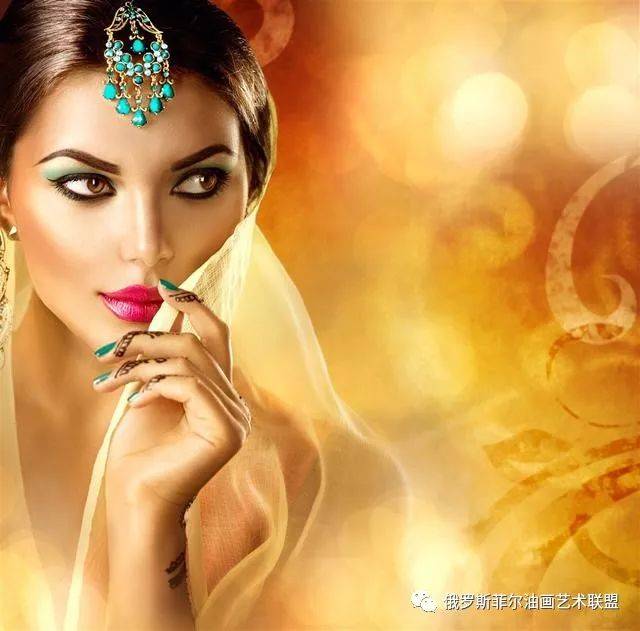 满园春色 性感绝伦的印度人体油画艺术作品欣赏