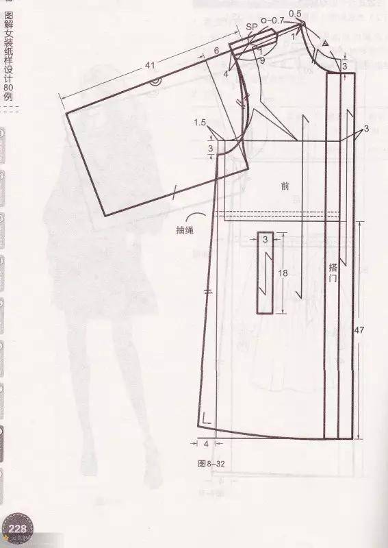 图纸集 | 11款大衣的纸样设计教程