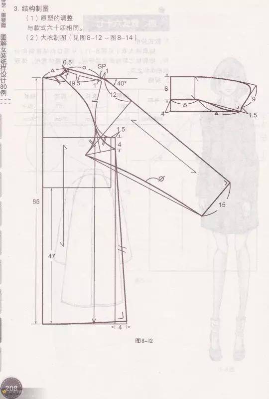 图纸集 | 11款大衣的纸样设计教程