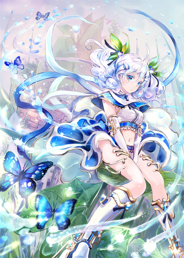 二次元美女 苗条的小仙女