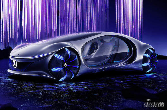 奔驰发布新款电动概念车 设计灵感来自《阿凡达》