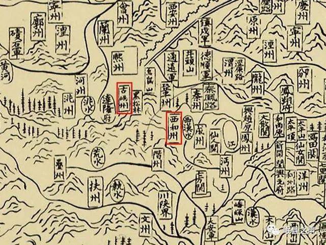 文化岷州 古代地图里岷县的前世与今生