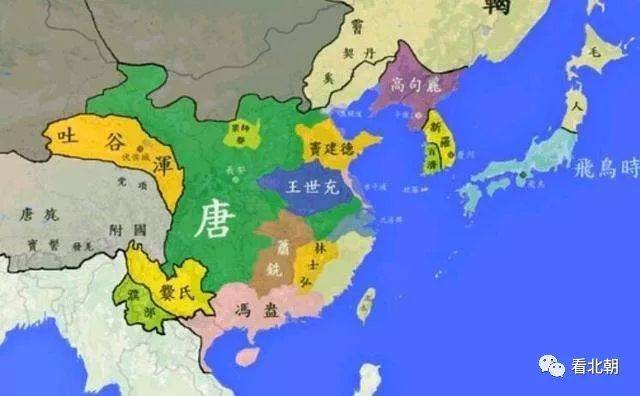 王世充与窦建德原本的势力范围,图/网络.