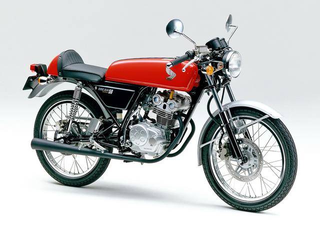 下图:1997 年十二月发布,限量 1,000 台的 honda dream 50 特别版