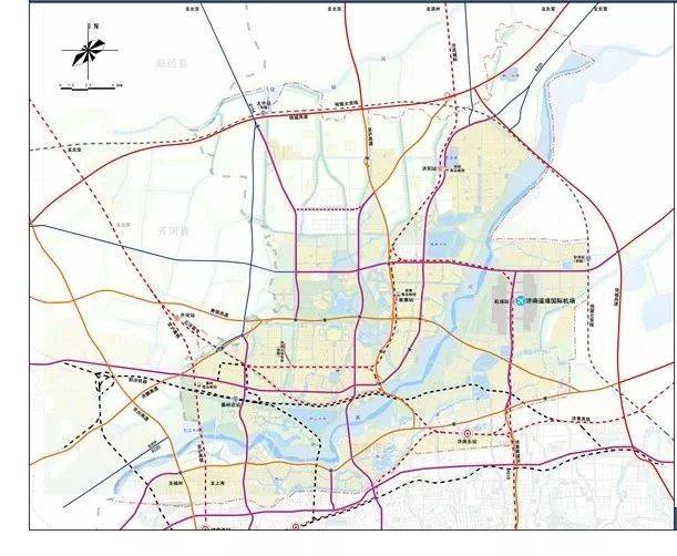 济阳国道220,104线路将调整,济南先行区将规划5条轨道交通!