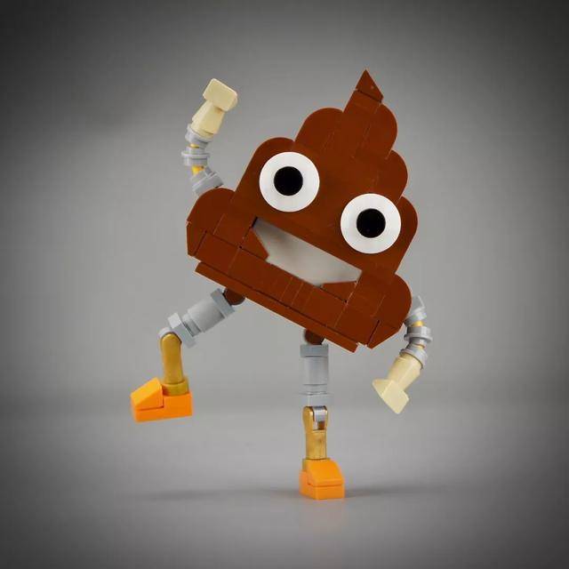 lego emoji pile of poo  